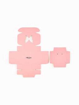 Цена за 5 шт. Коробка под бижутерию с окном Бабочка, 7.5?7.5?3 см