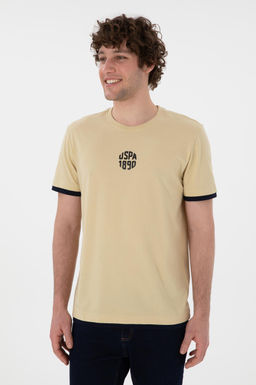 Erkek Regular Fit Bisiklet Yaka A__k Haki Ti__rt Sepette S_rpriz _ndirim - U.s. polo assn фото 3