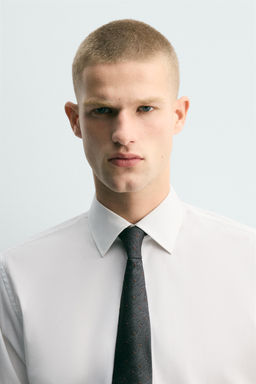 CORBATA JACQUARD LUNARES 100% SEDA / Marr?n