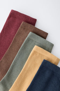 FIVE-PACK OF PLAIN LONG SOCKS - Zara фото 3