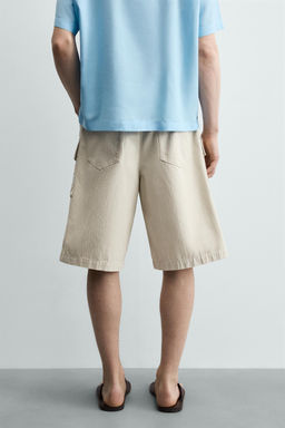 BERMUDA CARGO REGULAR FIT ESPIGA / Arena