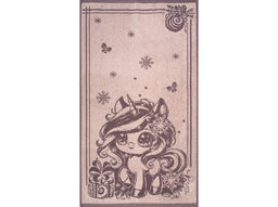 Полотенце махровое 6с103.412ж1 Аниме-единорог(т.с.мальв1) 50х90см