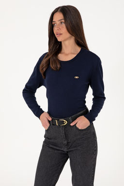 Kad_n Lacivert Basic Kazak Sepette S_rpriz _ndirim - U.s. polo assn фото 3