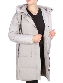 8966 LIGHT GRAY Пальто зимнее женское CLOUD LAG CAT (200 гр. холлофайбер) - Fashion фото 8