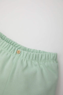 Шорты из пике для маленьких девочек - Defacto фото 2