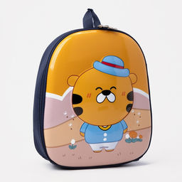 Рюкзак детский на молнии, цвет синий