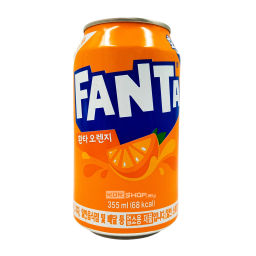 Газированный б/a напиток со вкусом апельсина Orange Flavored Soda Fanta, Корея, 355 мл