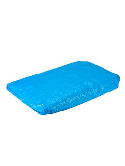 Тент защитный, 5×6 м, плотность 75 г/м², УФ, люверсы шаг 1 м, голубой