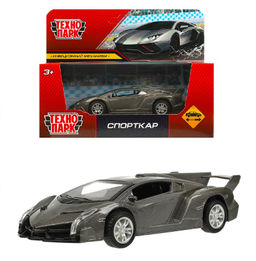 Технопарк. Машина металл "Спорткар" 11 см, инерция кор. арт.2108С-169-R