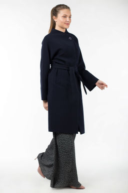 Пальто женское демисезонное (пояс) - El podio фото 2