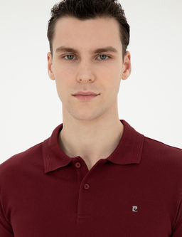Bordo Slim Fit Basic Ti__rt