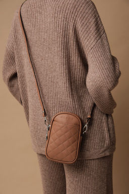 Сумка кожаная Azaro 30832 светлый орех