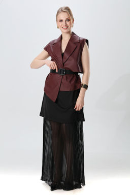 Костюм NIKVA н1018-2 чёрный и бордо