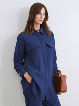 Oversize Kadife Kad?n G?mlek Tunik