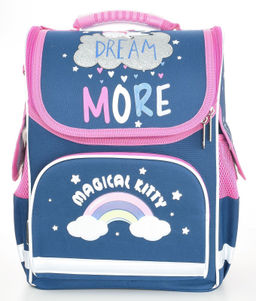 Рюкзак Schoolformat Kittens dreams, модель BASIC, жесткий каркас, односекционный, 38х28х1...