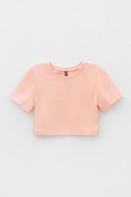 Crockid _ КР 302049/персиковый жемчуг к463 фуфайка-топ для дев