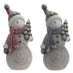 Фигурка декоративная "Снеговик" с подсветкой (АААх3, н/п) , L25 W15 H54 см, 2в.