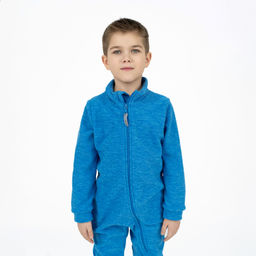 Комбинезон детский флисовый бирюза