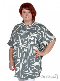 Рубашка Модель №1979 размеры 44-84 - Plusmoda фото 14