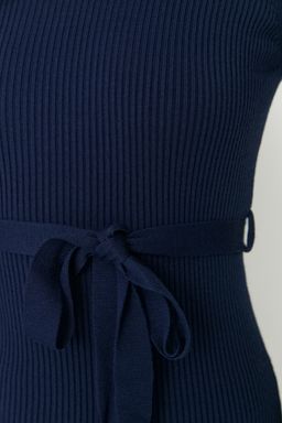 Lacivert Midi Triko Kemer Detayl? Elbise TWOAW22EL0009