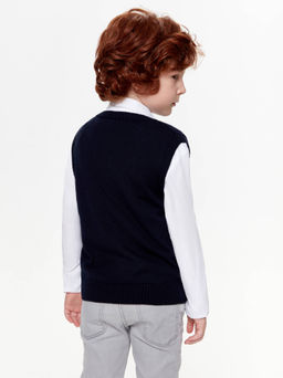 ESLI Жилет для мальчика 20С-127СП т.синий