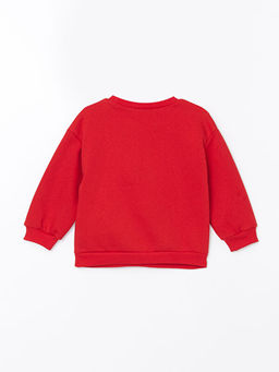 Bisiklet Yaka Uzun Kollu K?z Bebek Sweatshirt - Waikiki фото 5