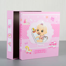 Фотоальбом 120 фото 10х15 С новорожденным / 6694 /уп 24/ - ГалеонТрейд фото 3