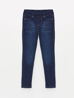 Beli Lastikli Super Skinny Fit K?z ?ocuk Jean Pantolon - Waikiki фото 3