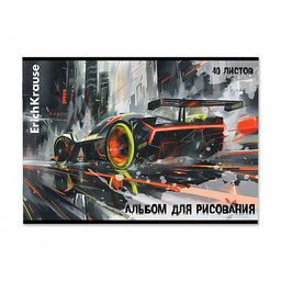 Цена за 5 шт. Альбом для рисования на скобе ErichKrause Adrenaline Speed, А4, 40 листов_MIX-PACK фото 3