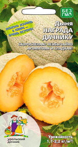 Дыня НАГРАДА ДАЧНИКУ  Можно даже жарить в кляре! Необычайно сладкая и ароматная!