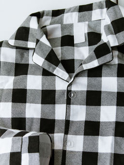 Женская пижама Черно-белая клеточка - Krumpy фото 7