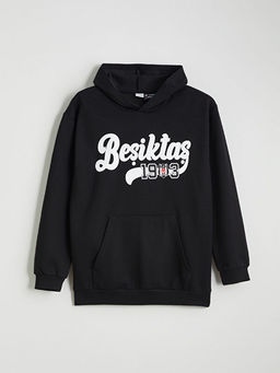 Be?ikta? Bask?l? Erkek ?ocuk Sweatshirt