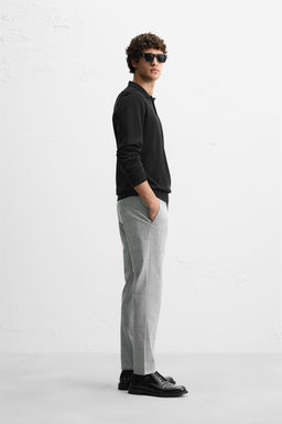SLIM FIT COMFORT TROUSERS - Zara фото 40