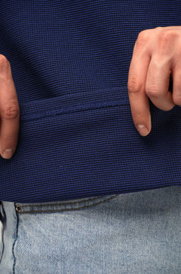 Мужской лонгслив на пуговицах Happyfox