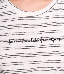 Футболка #КТ9102 (1), чёрный, белый