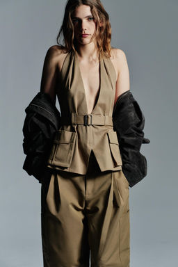 HALTER TOP WITH POCKETS - Zara фото 2