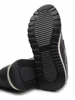 03-A238-1 BLACK Кроссовки женские (натуральная кожа)