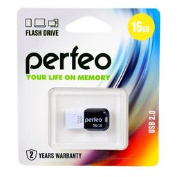 Perfeo USB 16GB M02 White (шт.)