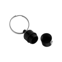 Адресник - капсула под записку, 2,2 х 1,3 см, чёрный - Пижон фото 3