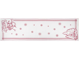 Полотенце 5с22.312ж1 Снеговик и домик1(ДТЭ бордовый) 50х180 см