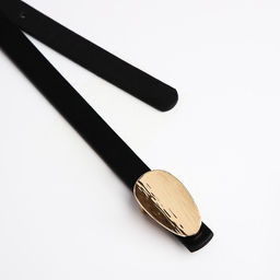 Ремень женский, ширина 1.4 см, пряжка металл, цвет чёрный - Simaland фото 4