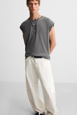RELAXED FIT TANK TOP - Zara фото 14
