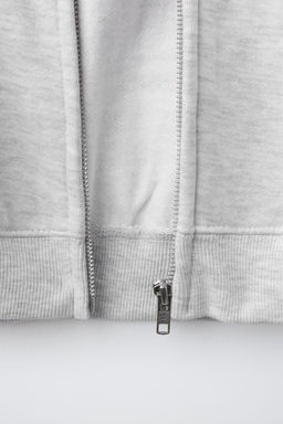 SUDADERA FELPA CREMALLERA / Gris vigor? - Zara фото 4