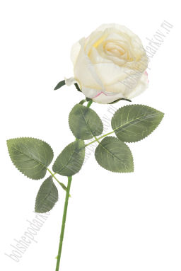 Веточка декоративная "Роза" 52 см (SF-7873) бежевый