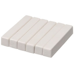 Цена за 8 шт. Мелки белые школьные 6 шт. Смешарики, прямоугольные фото 5