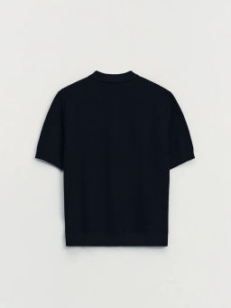 Джемпер поло фактурной вязки / Zarina  фото 2