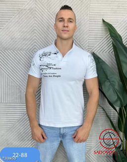 Футболка с воротничком мужская - Bruno фото 2