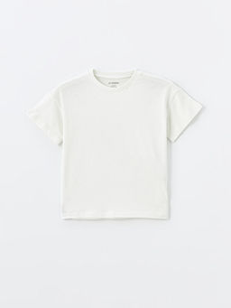 Bisiklet Yaka K?sa Kollu Bask?l? Erkek Bebek Ti??rt 3l? - Waikiki фото 2