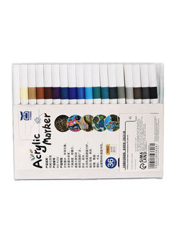 Набор акриловых маркеров, 36 цветов, для рисования