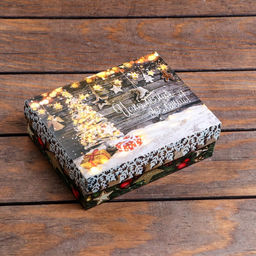 Цена за 5 шт. Подарочная коробка сборная Исполнения желаний, 16,5 х 12,5 х 5,2 см - UPAK LAND фото 3